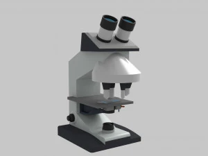samengestelde microscoop 3D Model