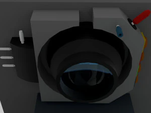 compound microscope 3D Model