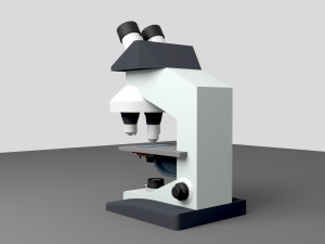 compound microscope Modelo 3D