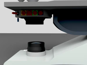 compound microscope 3D Model