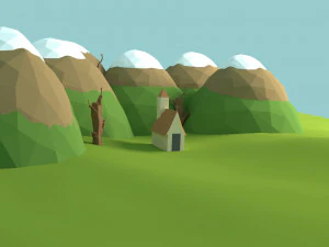 गिरजाघर 3D मॉडल