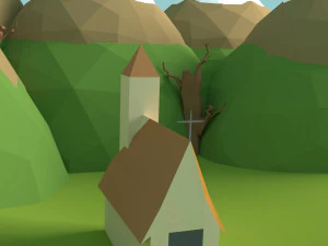 गिरजाघर 3D मॉडल