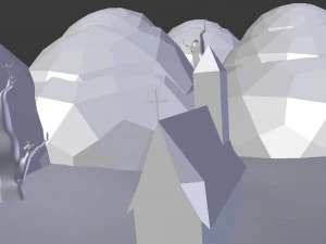 गिरजाघर 3D मॉडल