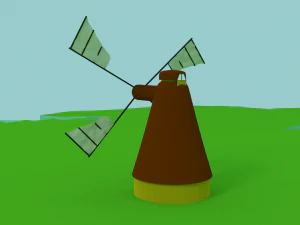 wind mill 3D Model