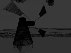 wind mill 3D Model
