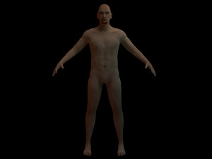 human body 3D मॉडल