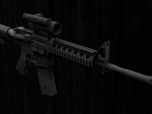 m4a1 carbine 3D Model