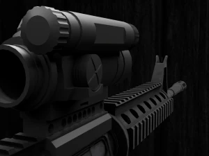 m4a1 carbine 3D Model