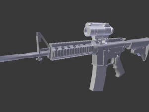 m4a1 carbine 3D Model