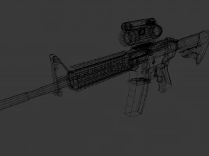 m4a1 carbine 3D Model