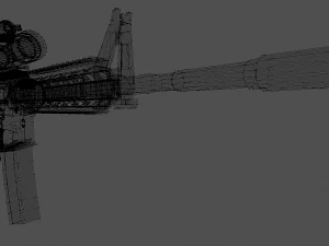 m4a1 carbine 3D Model
