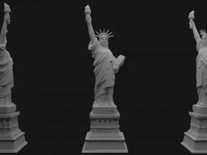 statue of liberty 3d printable 3D Model