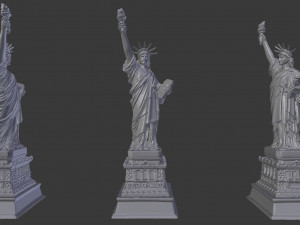 statue of liberty 3d printable 3D 模型