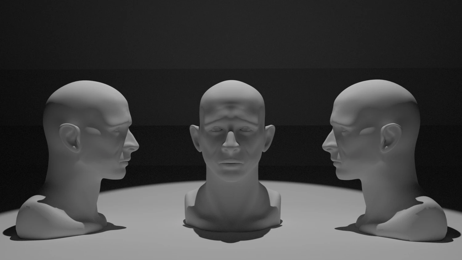 man head printable 3D Print Model .c4d .max .obj .3ds .fbx .stl .blend 