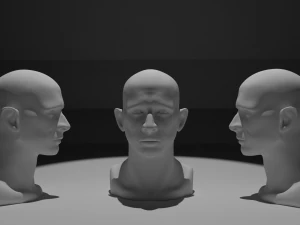 głowa mężczyzny do wydrukowania Model do druku 3D