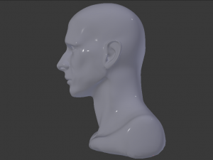 man head printable Modèles 3D en vedette