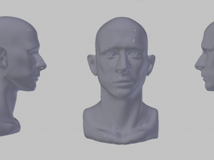 man head printable Modèles 3D en vedette