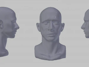 man head printable 3D Print Model