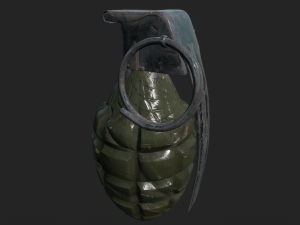 mk 2 grenade Model 3D