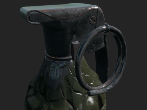 mk 2 grenade Model 3D
