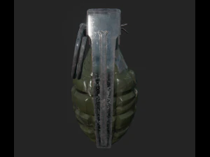 mk 2 grenade 3D Model
