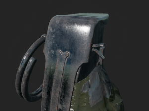 mk 2 grenade Model 3D