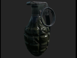 mk 2 grenade Model 3D