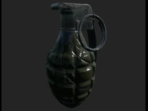 mk 2 grenade 3D Model