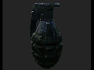 mk 2 grenade Model 3D