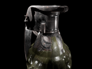 mk 2 grenade Model 3D