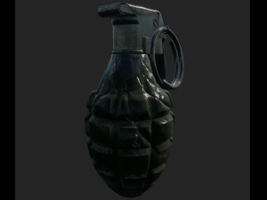 mk 2 grenade Model 3D