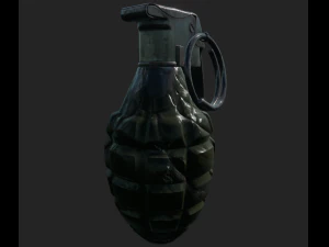 mk 2 grenade 3D Model