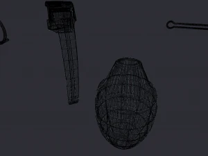mk 2 grenade 3D Model