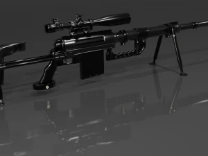Fusil de pr&eacute;cision d'intervention Cheytac M200 Modèle 3D