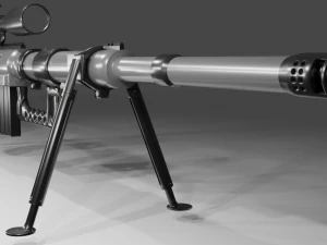 चीटैक एम200 इंटरवेंशन स्नाइपर राइफल 3D मॉडल