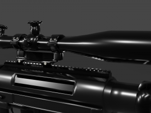 cheytac m200 intervention sniper rifle Model 3D