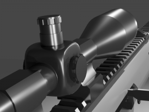 cheytac m200 intervention sniper rifle Model 3D
