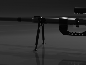 cheytac m200 intervention sniper rifle Model 3D