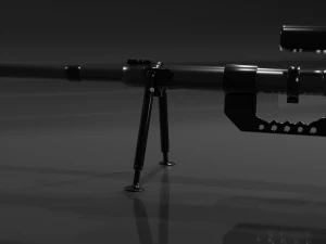 चीटैक एम200 इंटरवेंशन स्नाइपर राइफल 3D मॉडल