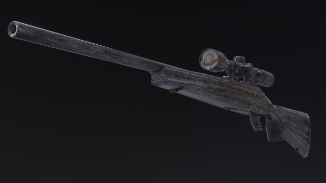 remington 783 hunting rifle 3D Модель .c4d .max .obj .3ds .fbx .stl .blend 