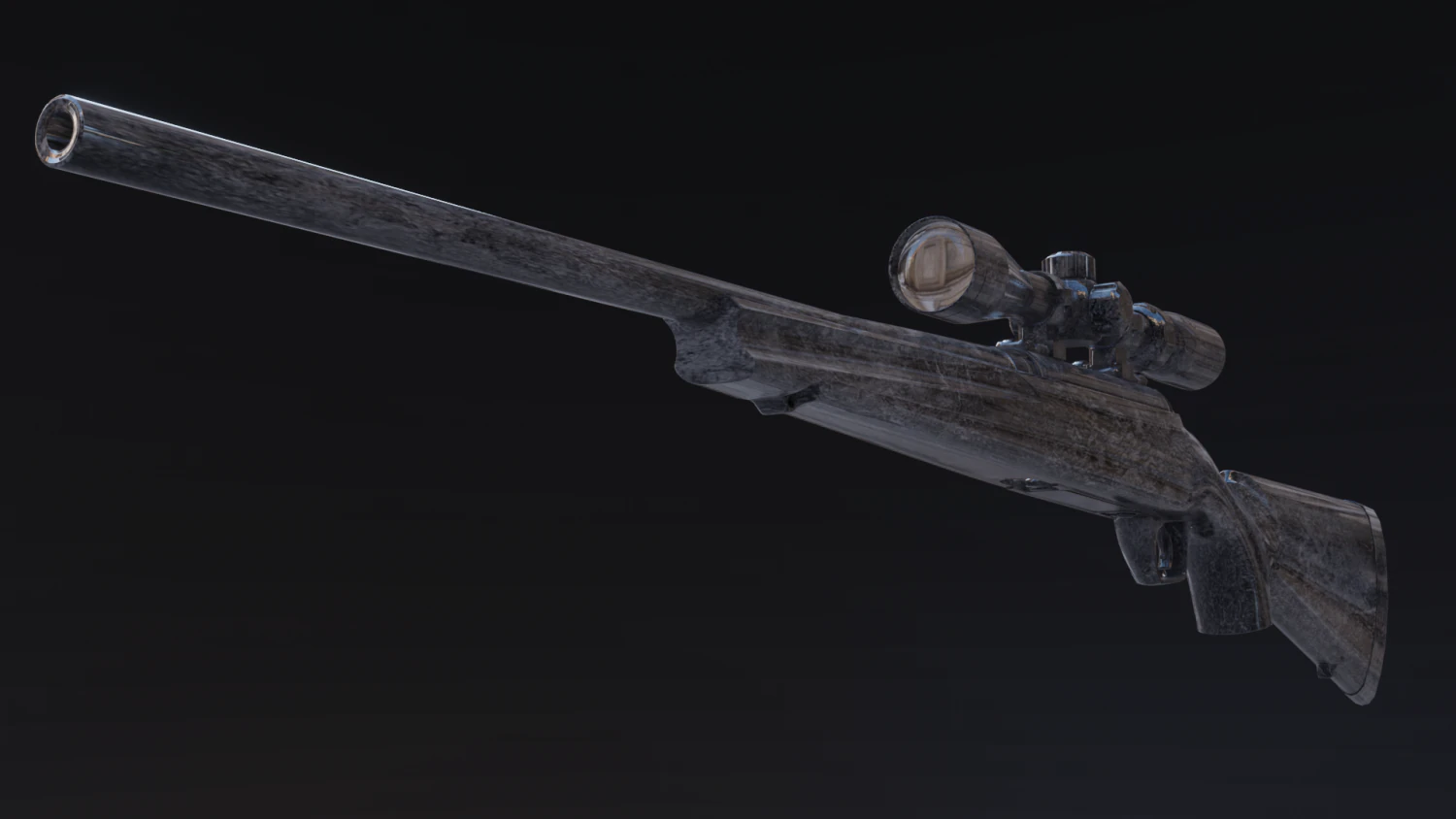 remington 783 hunting rifle 3D Model .c4d .max .obj .3ds .fbx .stl .blend 