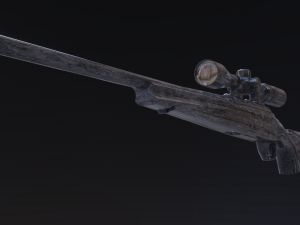 remington 783 hunting rifle Modelo 3D