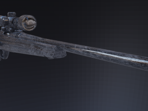 remington 783 hunting rifle 3D Модель