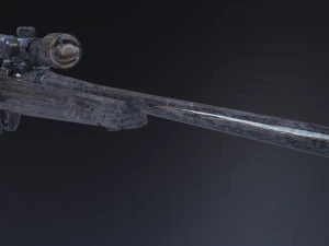 remington 783 hunting rifle 3D Model
