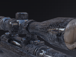 remington 783 hunting rifle 3D Модель