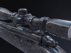 remington 783 hunting rifle 3D Модель