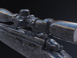 remington 783 hunting rifle 3D Model