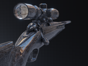 remington 783 hunting rifle 3D Модель