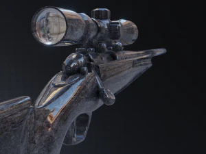 remington 783 hunting rifle 3D Model