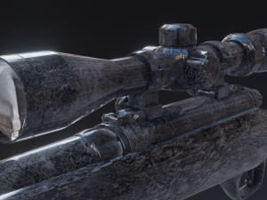 remington 783 hunting rifle 3D Модель